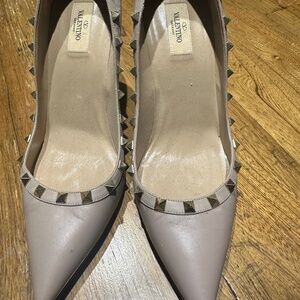 Valentino Rockstud Pointed-Toe Pumps
